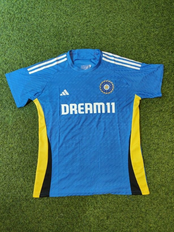 India Cricket Blue Practice Jersey Player Edition  - XL