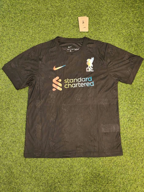 Liverpool Black Colour Player Edition Jersey  - M