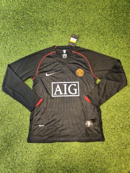 Retro Manchester United 2008 Away Full Sleeve  - M