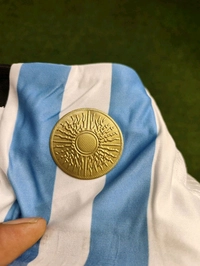 Argentina 2022 World Cup Home Jersey Player Edition 3 Star - L