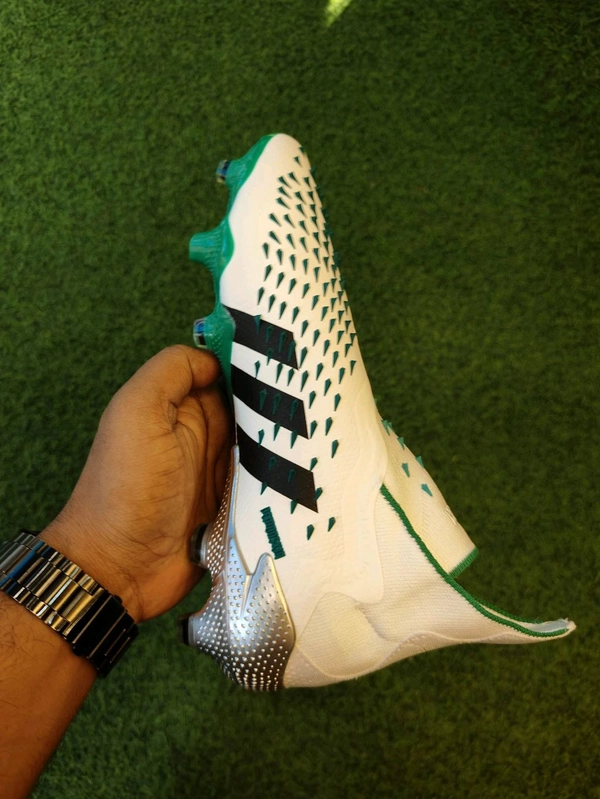 Predator Freak High-Top Without Lace White And Green - 6.5