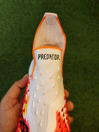 Predator Freak High-Top Without Lace White And Orange  - 6.5