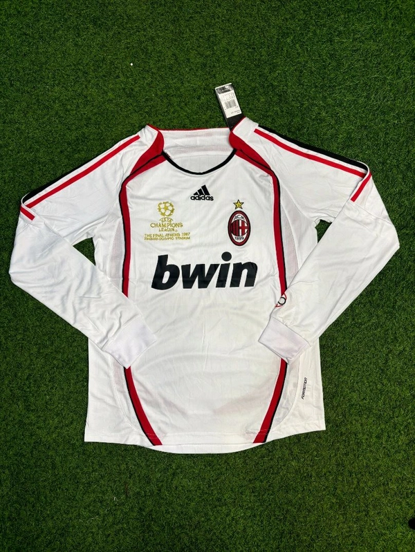 Retro Ac Milan 2006-07 Away Long Sleeve Jersey - S