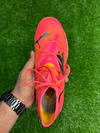 Future Red Colour Astro/Turf Boot With Lace - 7.5