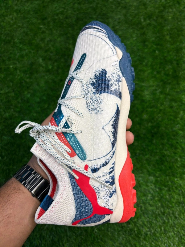 Future White And Blue Colour Astro/Turf With Lace - 9