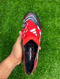 Predator Foldover Elite Black And Red Colour With Lace  - 6.5