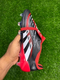 Predator Foldover Elite Black And Red Colour With Lace  - 6.5