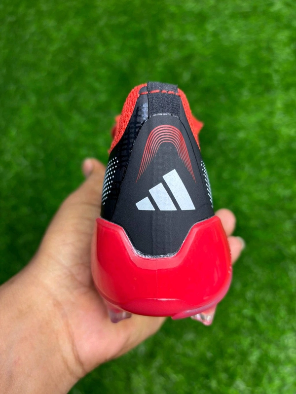 Predator Foldover Elite Black And Red Colour With Lace  - 6.5