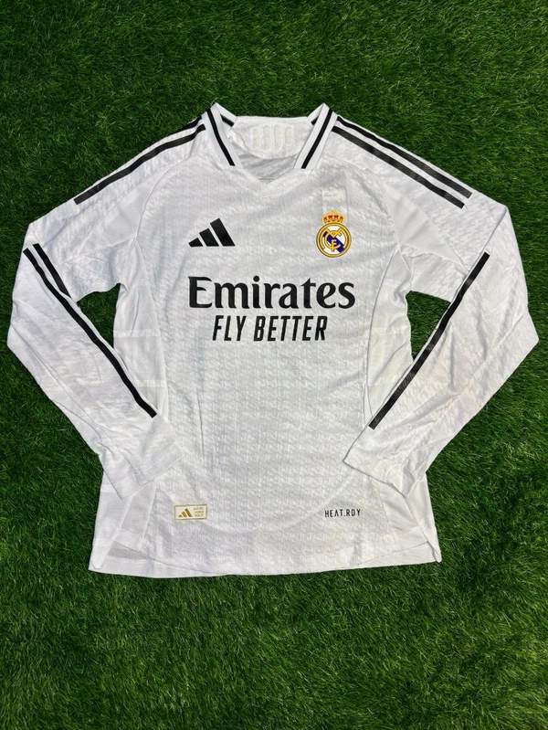 Madrid 24/25 Home Long Sleeve Player Edition - M