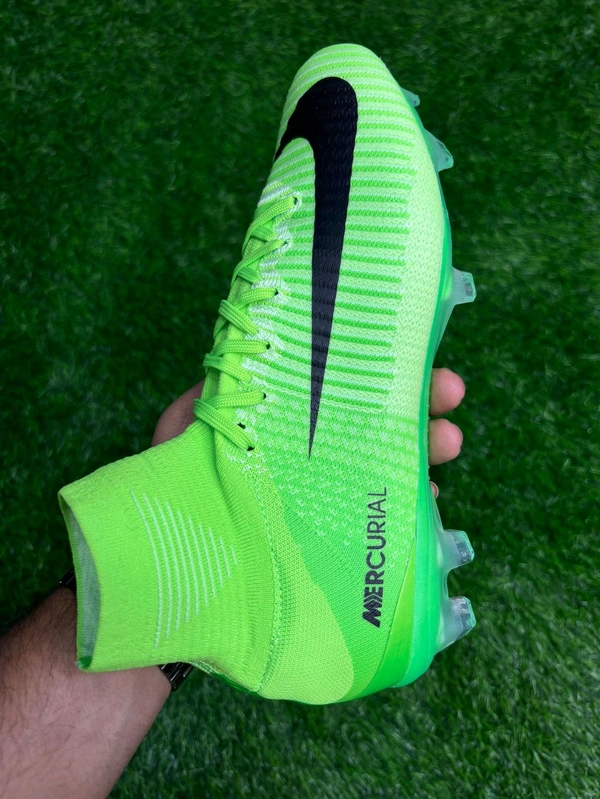Mercurial Superfly 5 Green Top Ankle FG  - 7.5