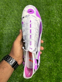 Ultra White And Purple With Lace - 9