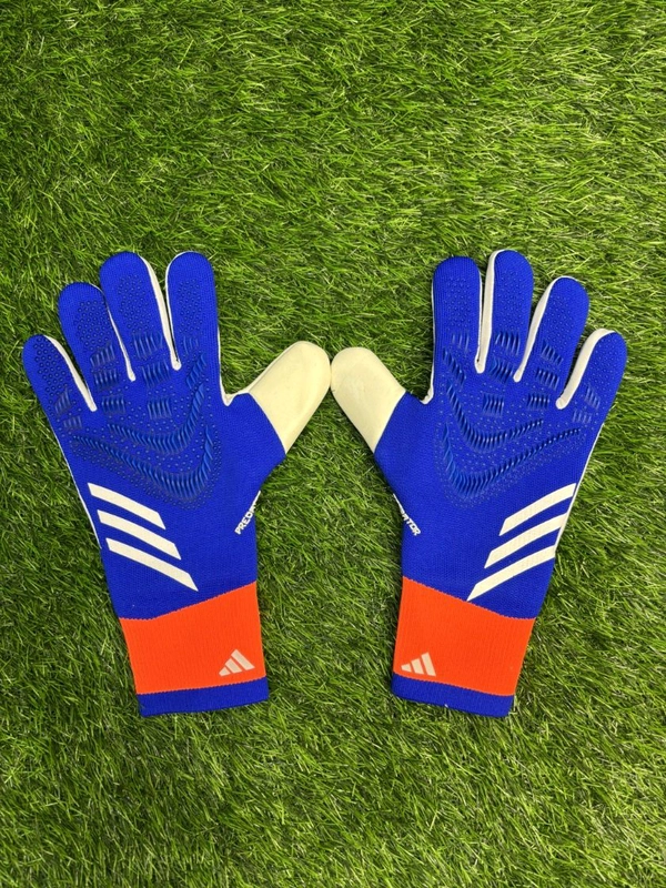 Predator Blue And White GK Gloves  - 10