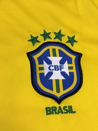 Retro Brazil 1998 World Cup Jersey Full Sleeve  - M