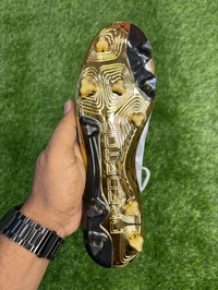 Predator Grey And Gold Colour FG With Lace  - 7.5