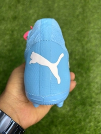 Future Pink And Blue Colour FG+AG Multi Ground Boot With Lace  - 7.5