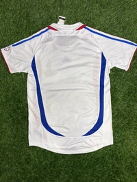 Retro France 2006 World Cup Away Half Sleeve  - L