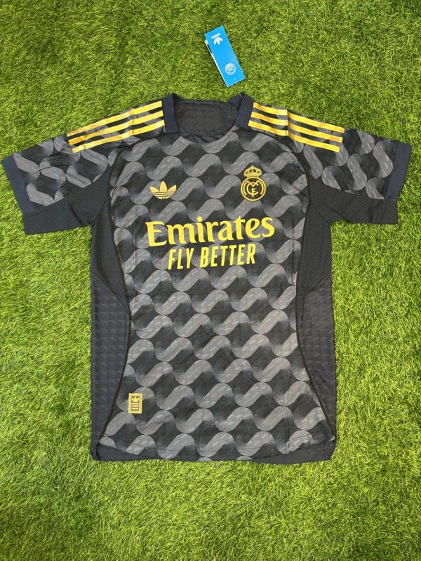 Madrid Black And Grey Colour Special Player Edition  - L