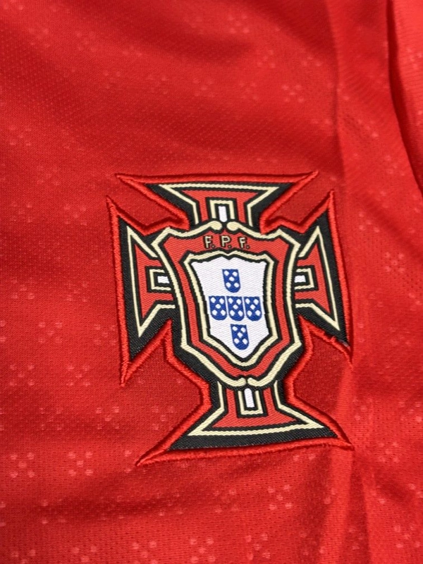 Portugal 2025 Home Half Sleeve Fan Edition With Short  - M