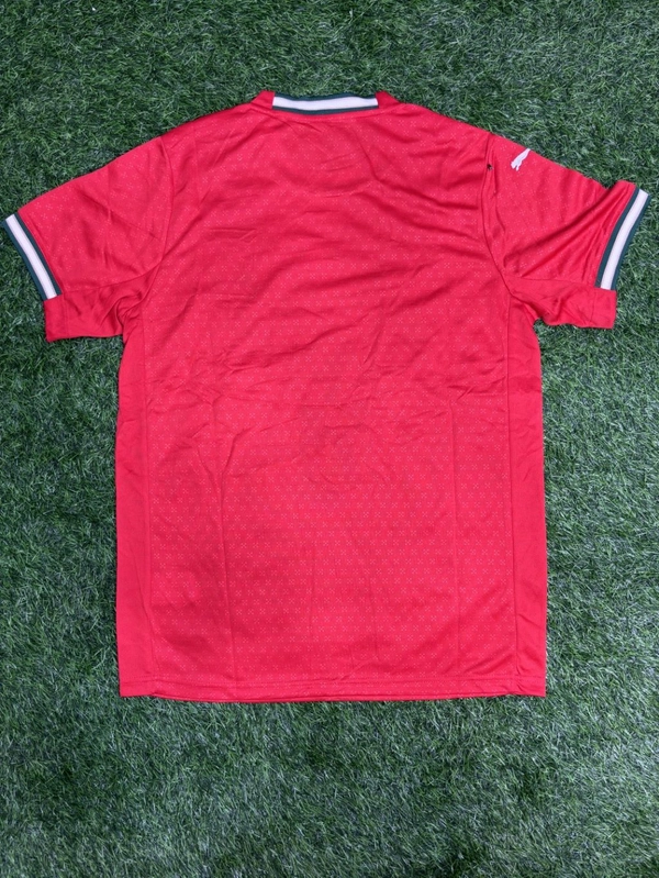 Portugal 2025 Home Half Sleeve Fan Edition With Short  - M