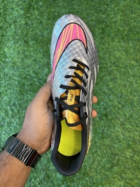 Hypervenom Phantom 3 Grey & Green Low-top FG With Lace  - 6