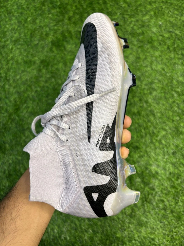 Mercurial Vapor 15 Elite Grey High-top FG With Lace  - 7.5