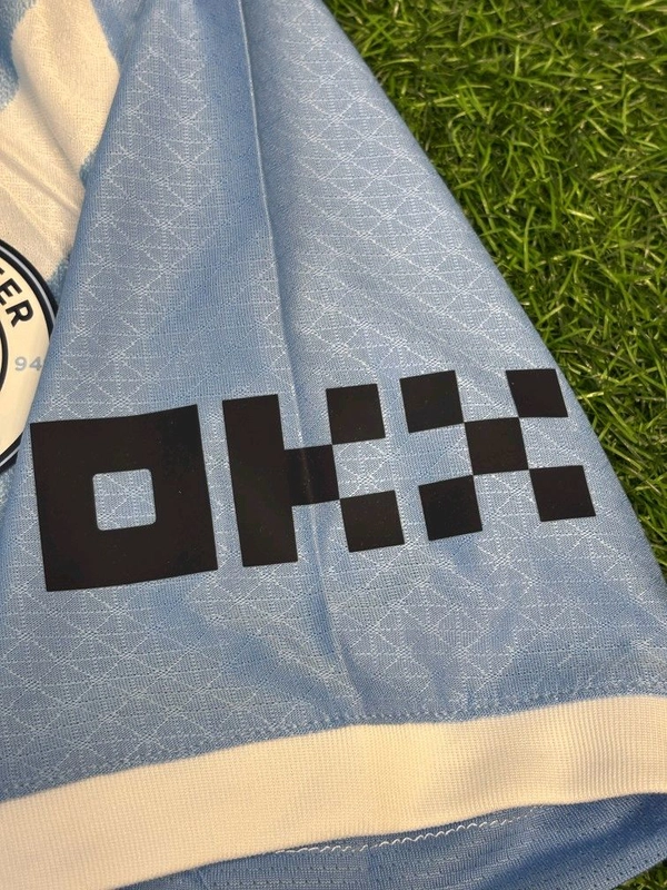 Manchester City 25/26 Home Player Edition Half Sleeve  - XXL