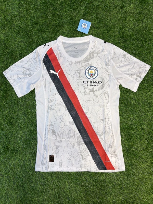 Manchester City 25/26 Away Player Edition Half Sleeve  - L