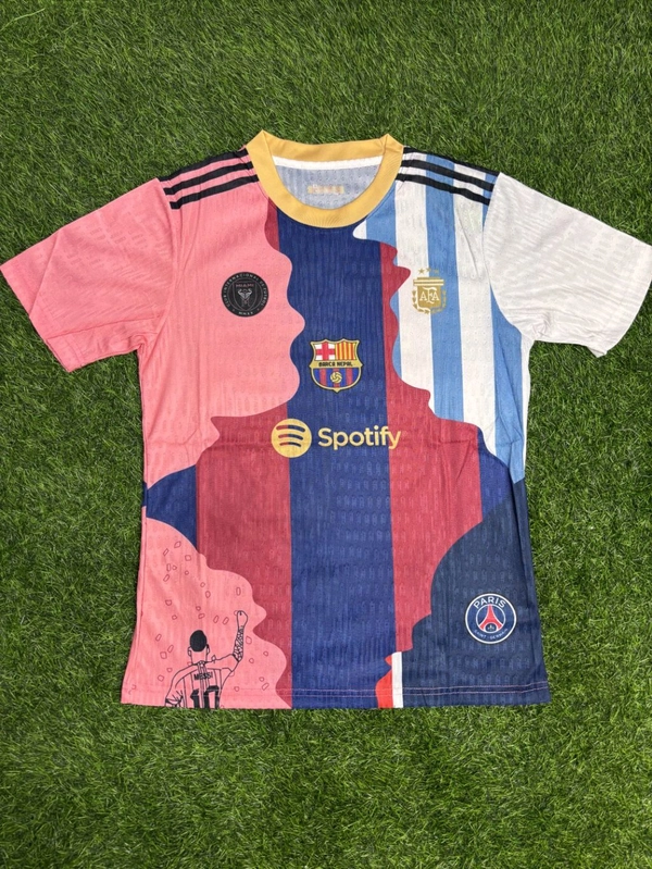 Messi Tribute Combo Jersey Player Edition Half Sleeve  - S