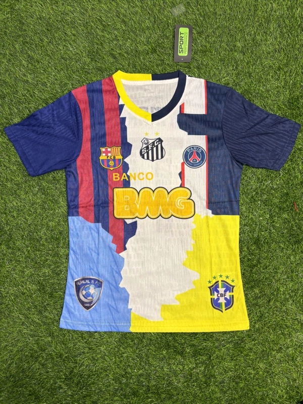 Neymar Jr Tribute Combo Jersey  Player Edition Half Sleeve  - S