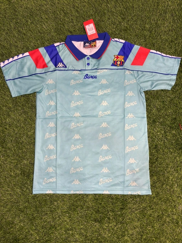 Retro FC Barcelona 1992/93 Away Half Sleeve  - S