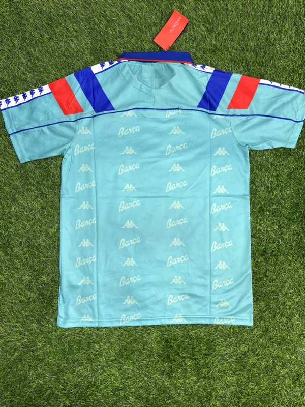 Retro FC Barcelona 1992/93 Away Half Sleeve  - XL