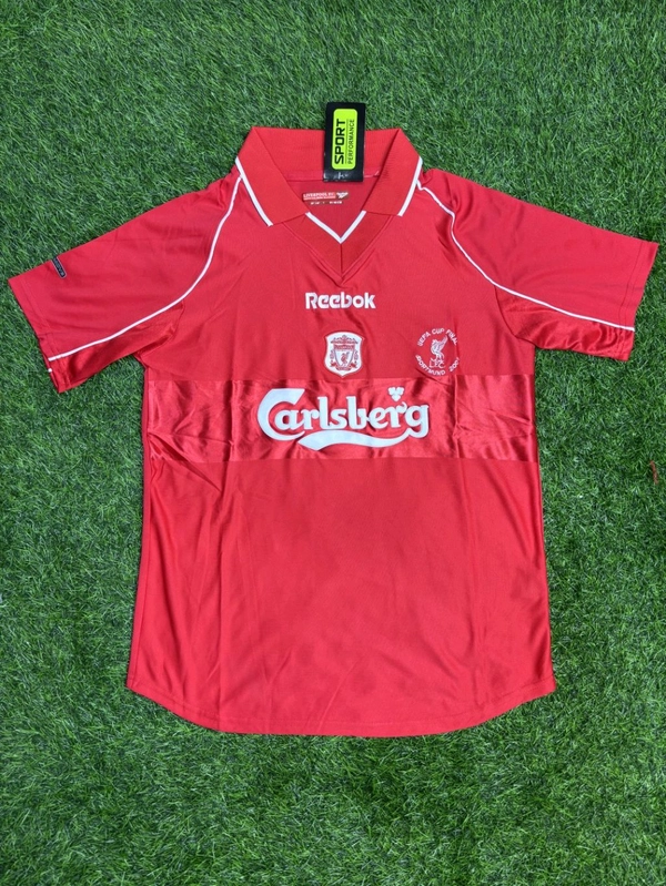 Retro Liverpool FC 2001 UEFA Final Home Jersey  - M