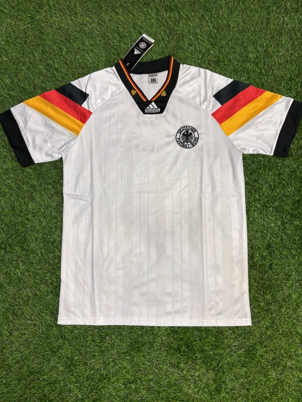 Retro Germany 1992-94 Home Jersey Half Sleeve  - L