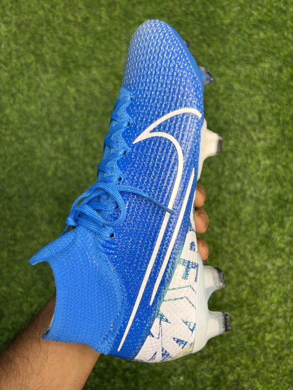 Mercurial Vapor 13 Blue High-top FG With Lace  - 5.5