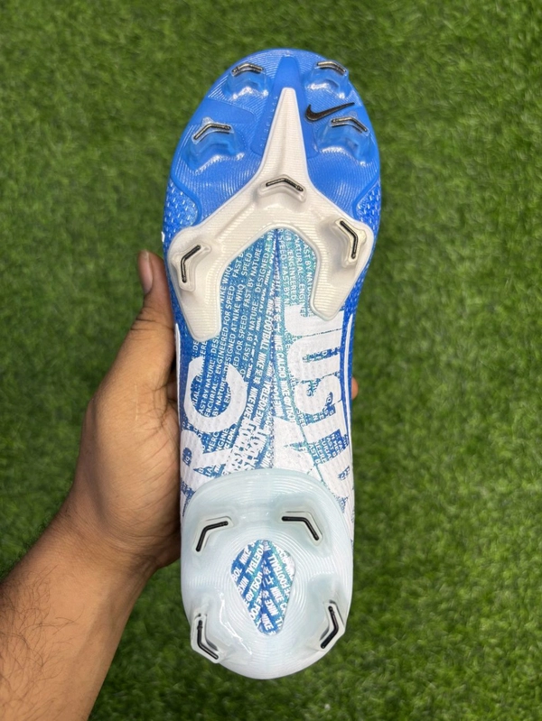 Mercurial Vapor 13 Blue High-top FG With Lace  - 5.5