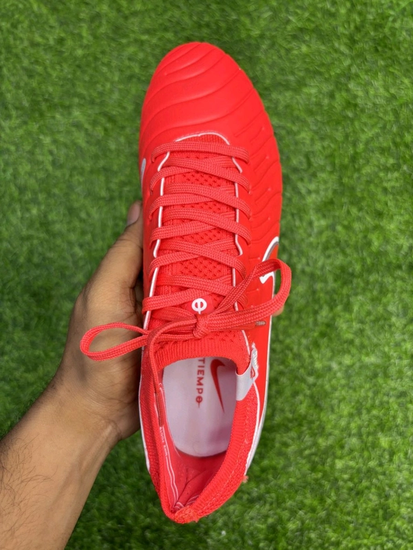 Tiempo Legend 10 Elite Red Colour FG With Lace - 7