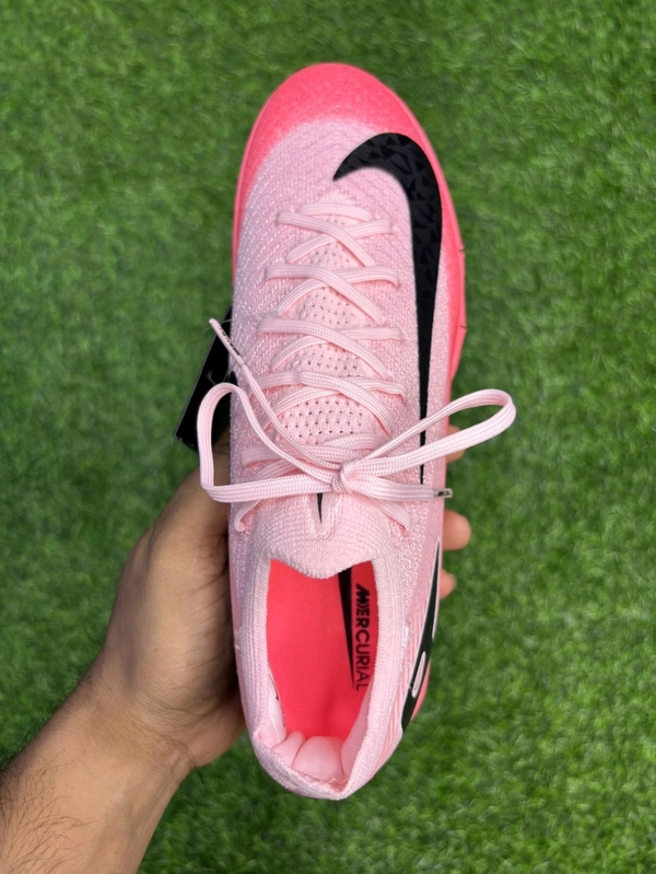 Mercurial Vapor 16 Elite Pink Black AG/Turf With Lace  - 7