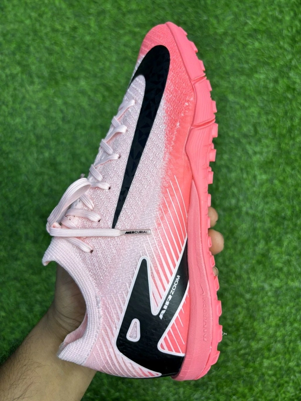 Mercurial Vapor 16 Elite Pink Black AG/Turf With Lace  - 9