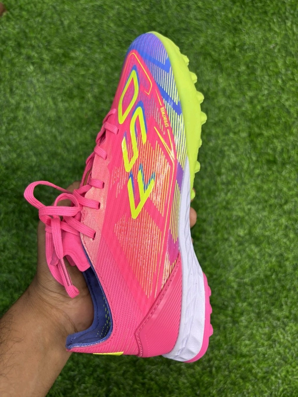 F50 Pink Mix Colour AG/Turf With Lace  - 6.5