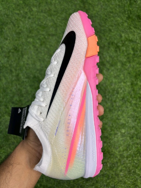 Mercurial Vapor 16 White Pink Mix AG/Turf With Lace  - 6