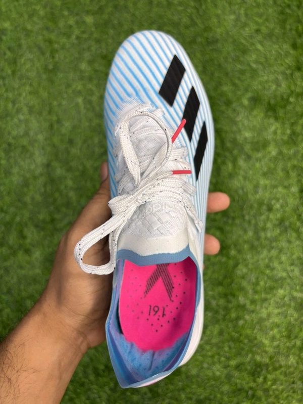 X 19 White Blue Colour FG Low-top With Lace  - 6