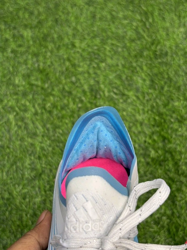 X 19 White Blue Colour FG Low-top With Lace  - 6.5