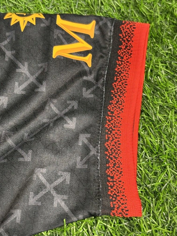 AC Milan X Off-white Black/Green 4th Kit Player Edition  - M