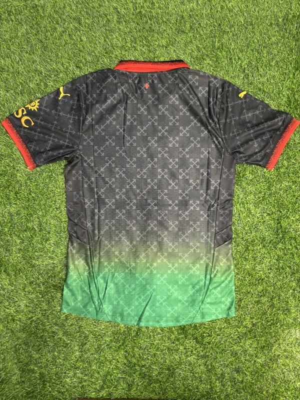 AC Milan X Off-white Black/Green 4th Kit Player Edition  - XXL