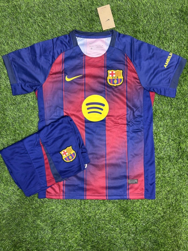 FC Barcelona 25/26 Home Kit Fan Edition With Short  - S