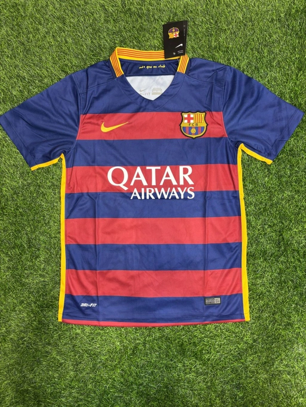 Retro FC Barcelona 15/16 Home Kit Halt Sleeve  - XL