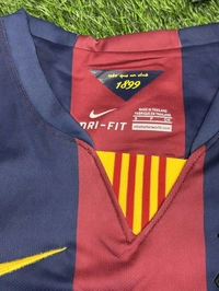 Retro FC Barcelona 2014/15 Home Kit Full Sleeve  - XL