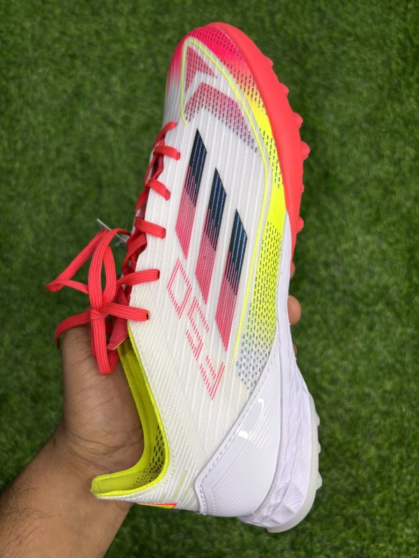 F50 White Orange Mix Colour AG/Turf With Lace  - 8