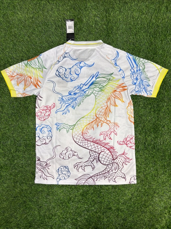 Madrid Dragon Kit White Yellow Fan Edition With Short  - L
