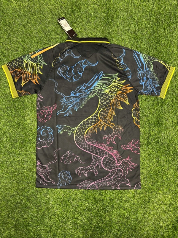 Madrid Dragon Kit Black Yellow Fan Edition With Short  - M
